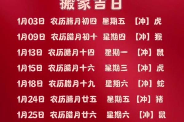 2025年3月份适合搬家的黄道吉日有哪几天(2023年搬家黄道吉日一览表)