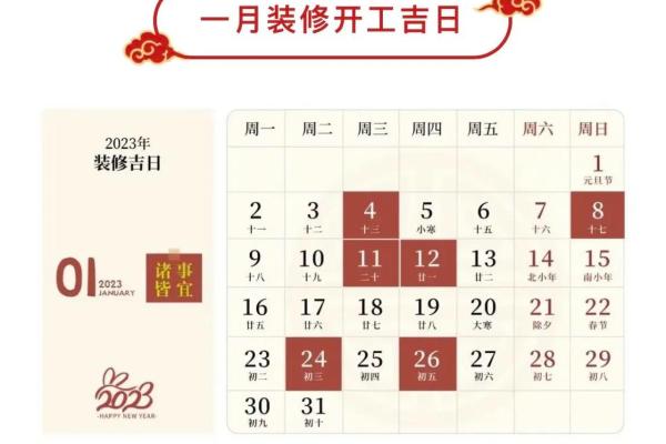 装修动土黄道吉日
