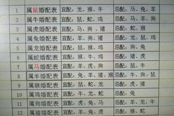 96年属鼠男最佳婚配表_96年属鼠男最佳婚配表和虎