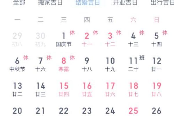 2025年黄道吉日