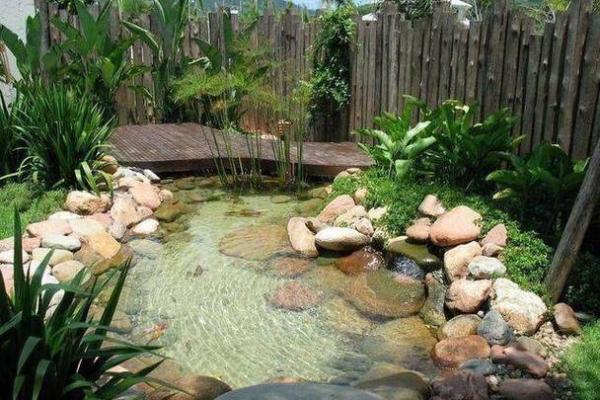 庭院风水池