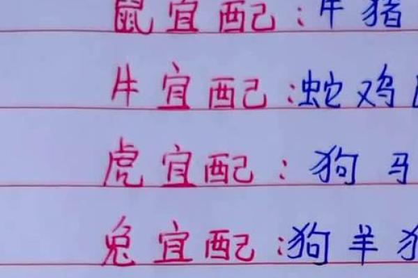 最全的十二属相配对