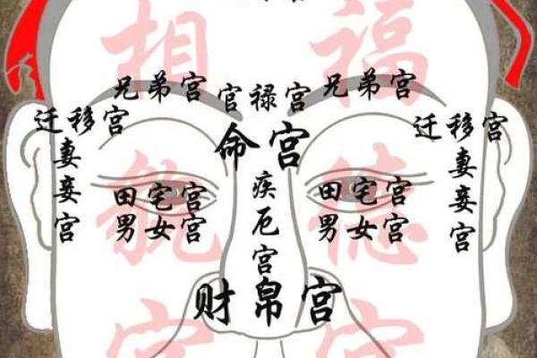 面相算命图解十二宫之：命宫