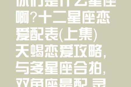 天秤座最配什么星座