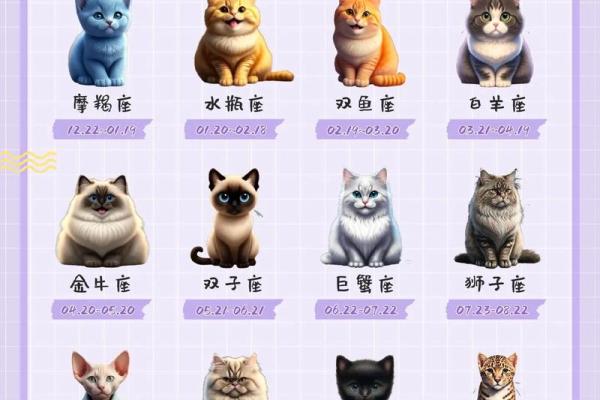 十二星座的猫咪它们有着怎样不同的性格和行为特点