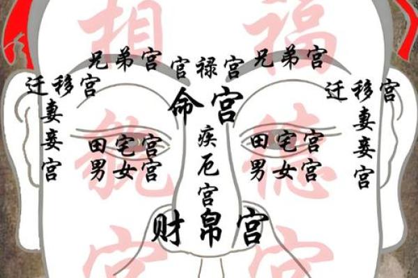有关印堂面相算命图解