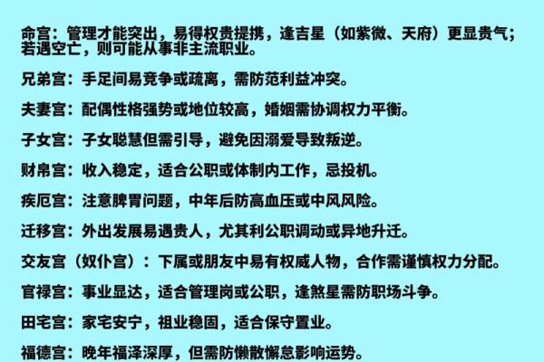 紫微斗数之后天运势－－岁限的分析推断：大限入十二宫人事吉凶简