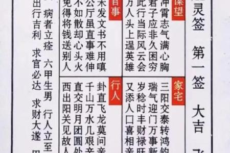 灵签第十六签详解