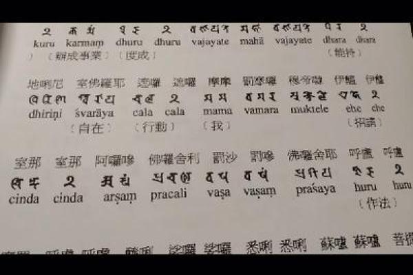 千手观音菩萨护身咒语