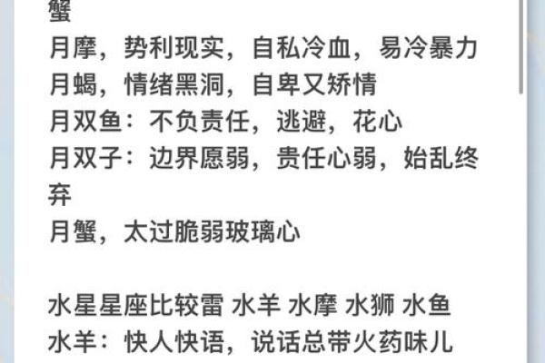月亮星座属相婚配表查询，月亮星座配对查询爱情？