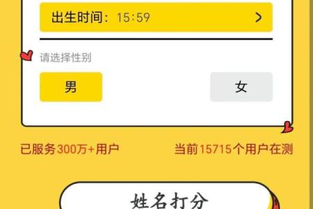 测试打分的名字