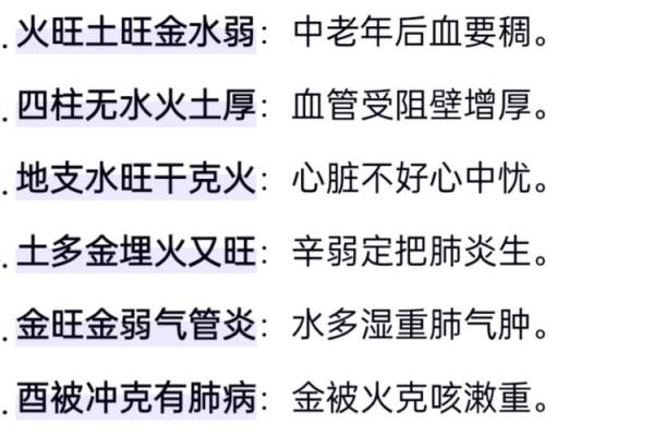 八字流年天干看疾病 八字疾病预测 八字流年天干看疾病 八字疾病预测