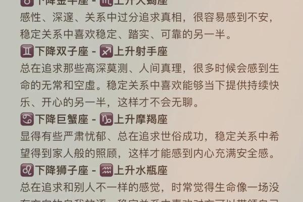 天秤的上升星座和下降星座怎么算的