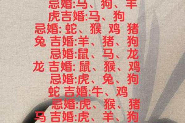 属相配对表