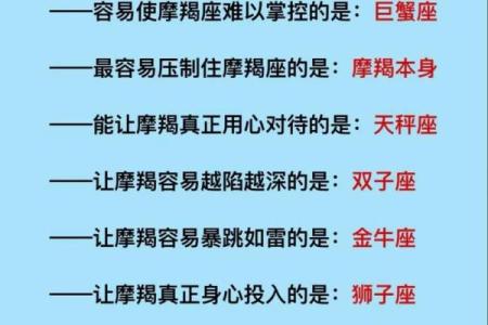 和摩羯座相克的三大星座 和摩羯座能绝配的星座