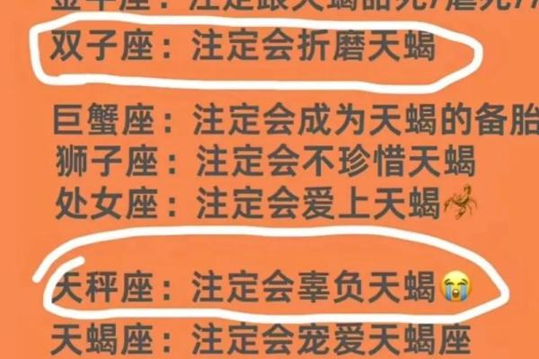 天秤座和天蝎座哪个星座难相处和谐