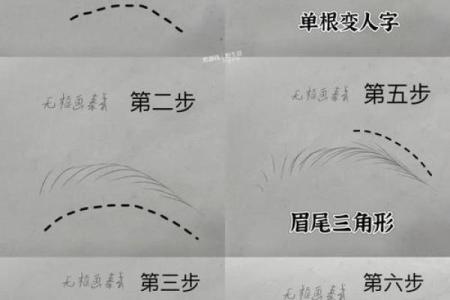 八字眉怎么画