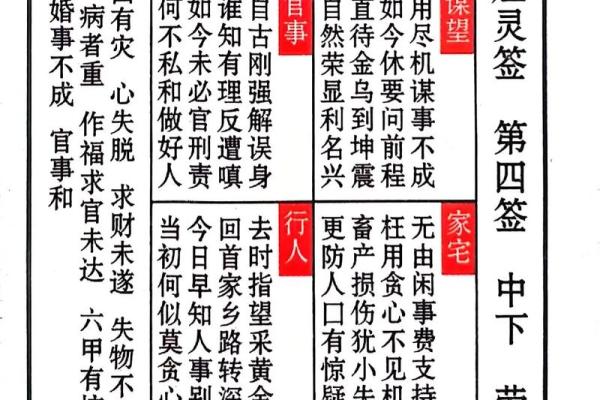 黄大仙灵签43签解签