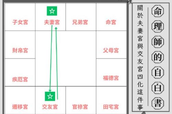 紫微斗数之生年干四化表象：子女宫四化入各宫表象