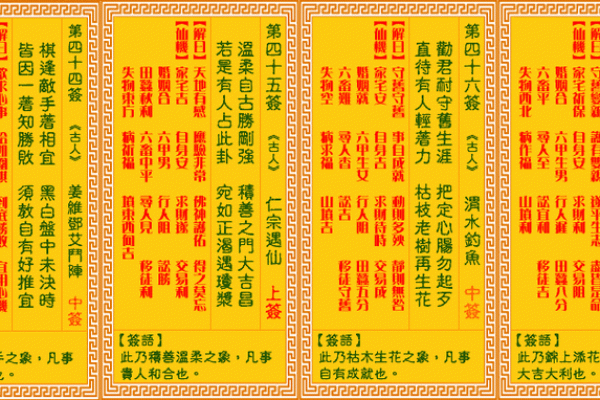观音灵签76签求子