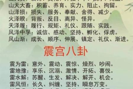 八个卦的吉凶方位图表,八个卦的含义