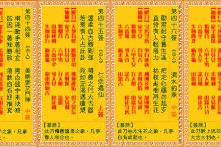 观音灵签76签求子