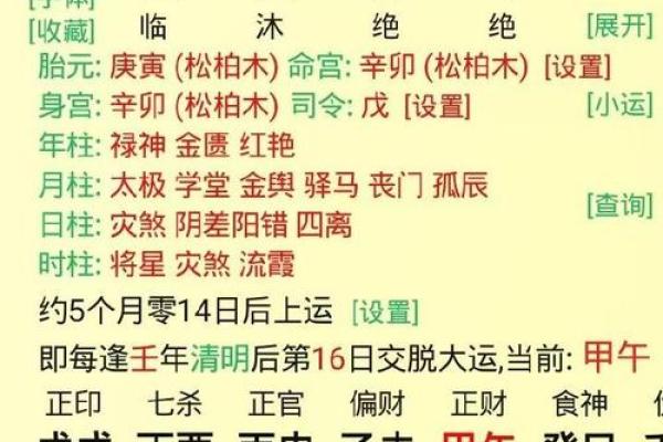 八字看用神