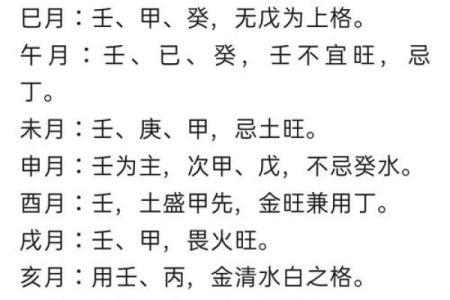 八字看用神