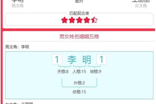 9姓名配对 姓名配对免费？