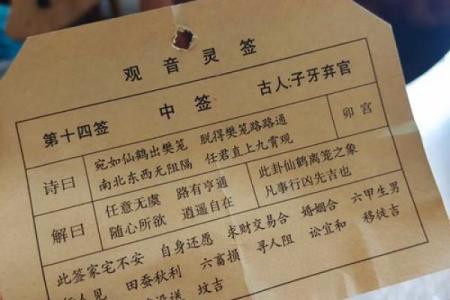 解观音灵签58