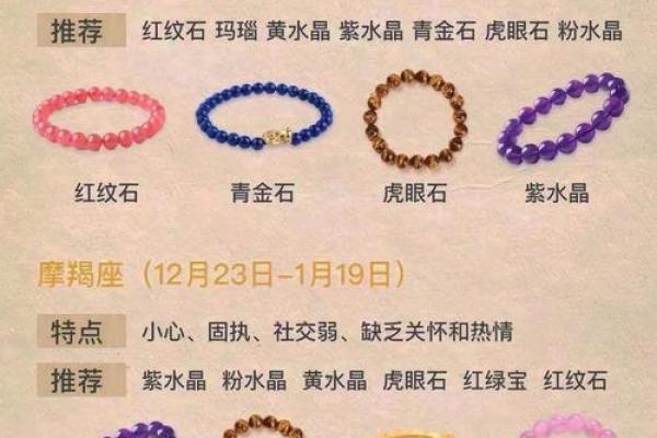 你的星座最适合什么颜色的宝石手链