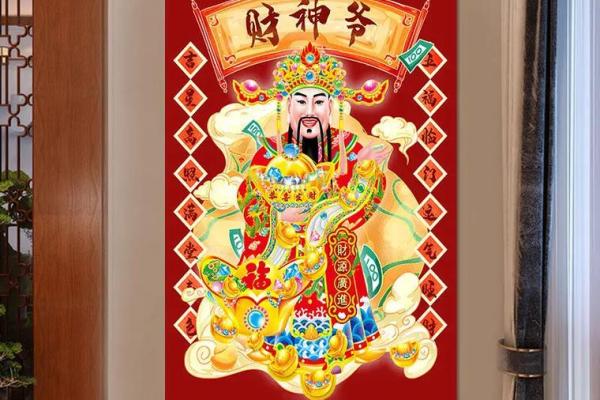 看看家中的财神挂画放在哪个位置好