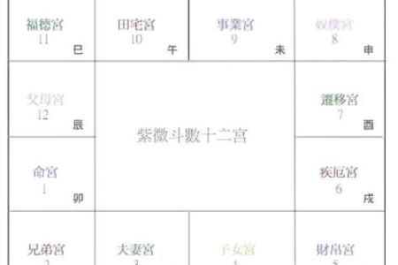 2紫薇斗数命宫