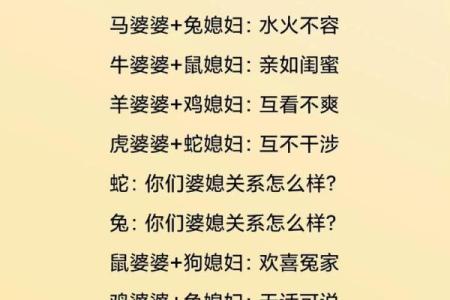 八字看婆媳