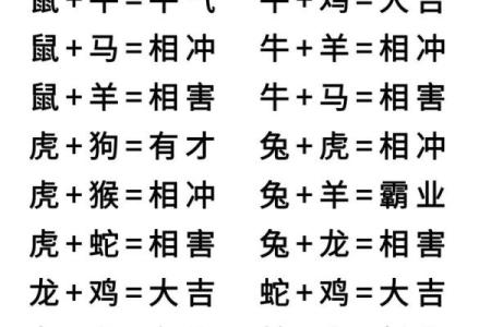 1996年属什么生肖配对 属相婚配表解析