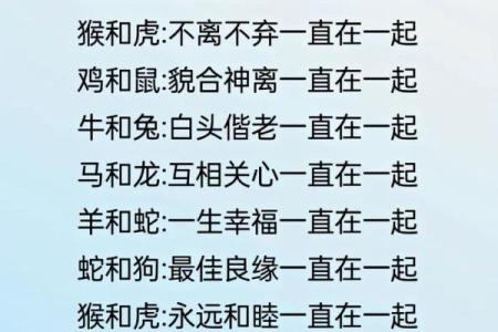 十二生肖不能结婚配对