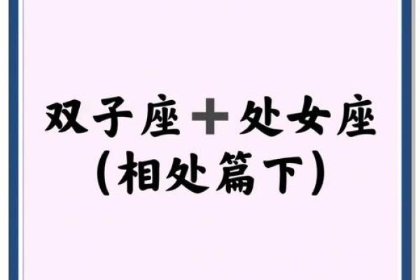 双子座和处女座婚姻配对吗