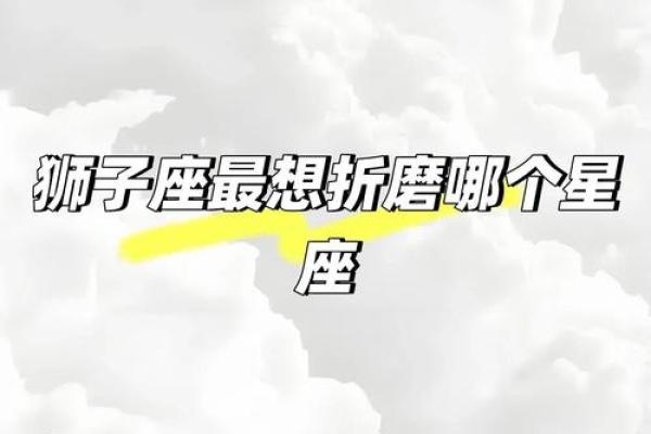 什么星座能折磨狮子座