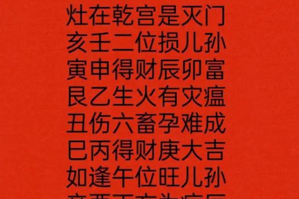 灶的方位吉凶