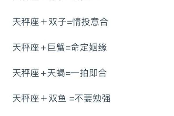 天秤座和哪个星座性格最合