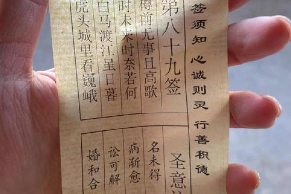 普贤菩萨灵签19签
