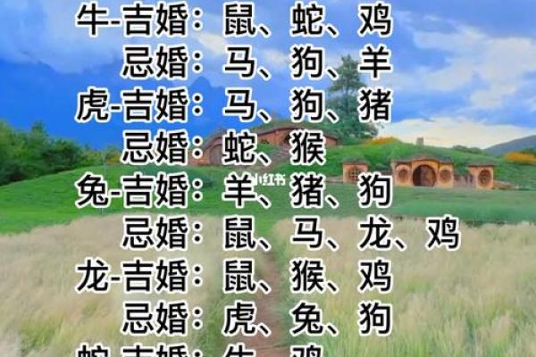 算命婚姻属相配对口诀女