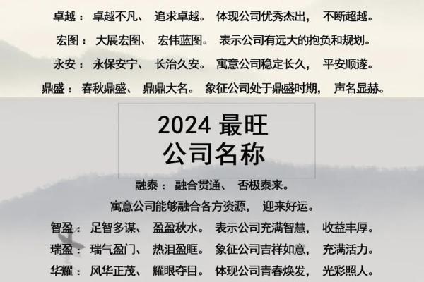 公司名字免费测试大全