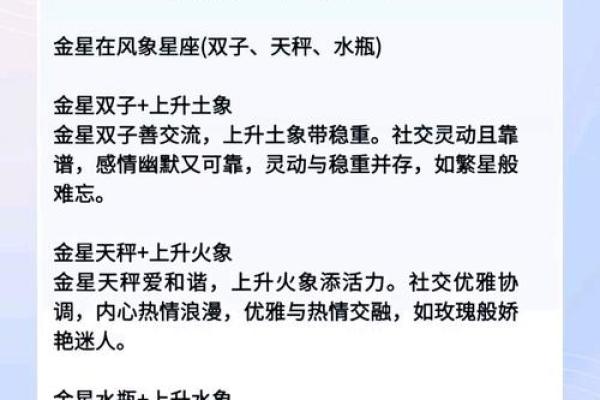 金星星座相貌，你了解多少？