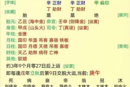 八字无财以食伤看妻 喜印通关