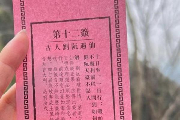 吕祖灵签第二十签解签