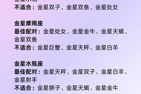 金星金牛座和金星水瓶座星座配对