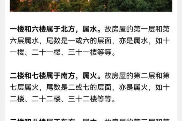 楼层风水五行 楼层风水五行谬论