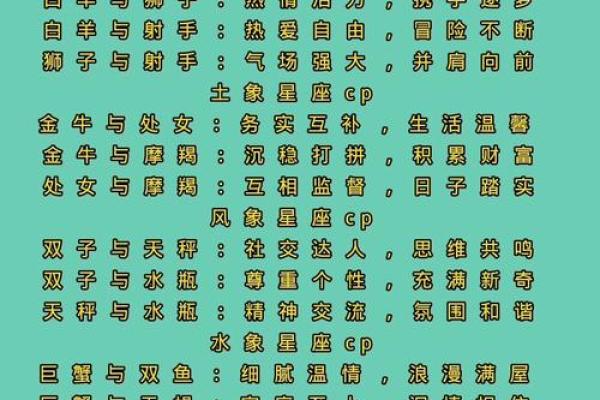 星座查询友情配对，必须知道的星座默契！