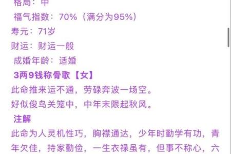 称骨算命越重越好吗